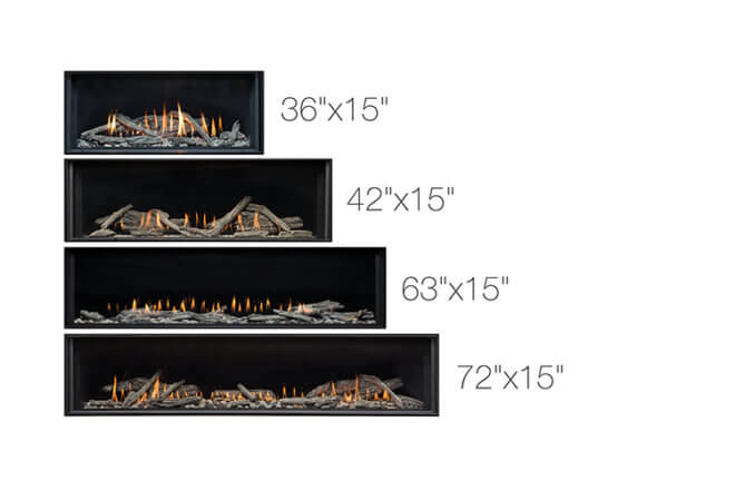 Montigo Distinction full lineup showing the different sizes